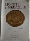Kunst und Munzen asta No.XXIII. Monete e Medaglie. 18-19-20 Giugno 1992. Brossura ed. 136, lotti 1186, tavv. 162, in b/n. Buono stato