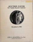Malter J. L. Auction XXVIII. Collection Virginia Ruzicka. Ancient coins, antiquites, reference works. California 08 December 1984. Brossura ed. Lotti ...