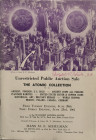 Schulman H.M.F. The Atomic Collection. New York 20-23 June 1961. Brossura ed. pp. 152, lotti 3272, tavv. In b/n. Buono stato.