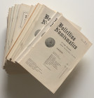 Simonetti L. Lotto di 42 listini di “ Bollettino Numismatico” Annate Coplete, Anni: 1964 – 1965 – 1966 – 1967 – 1968. Buono stato
