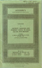 Sotheby's Catalogue of Ancient, English and Foreign Coins, in Gold, Silver and Bronze including A Small Collection of Coins of The U.S.A. London 28 Ja...