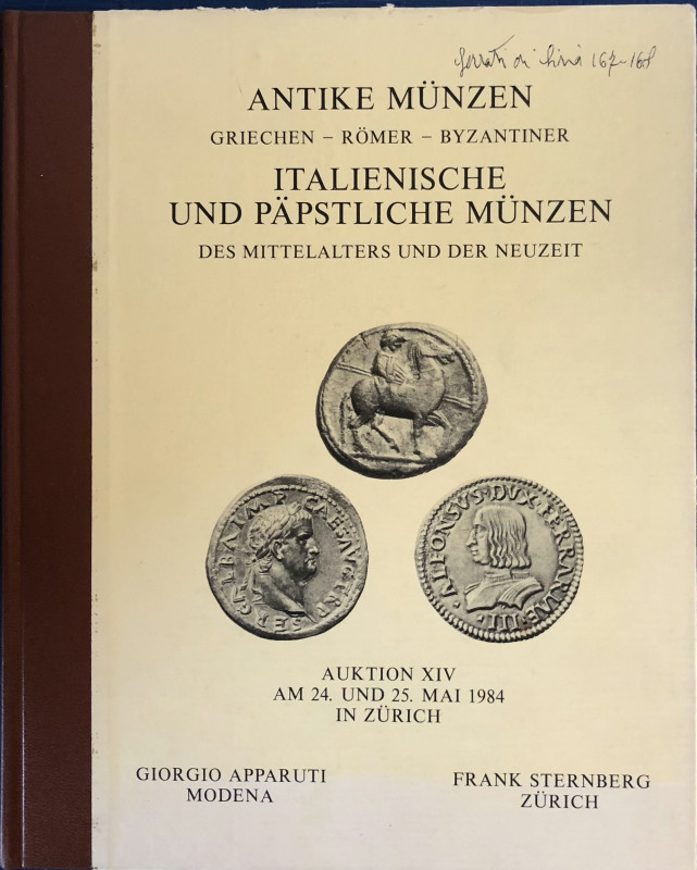 Sternberg F. Apparuti G. Auktion XIV Antike Munzen Griechen, Romer, Byzantiner, ...