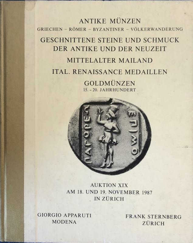 Sternberg F. Apparuti G. Auktion XIX, Antike Munzen Griechen, Romer, Byzantiner,...