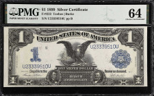 Fr. 233. 1899 $1 Silver Certificate. PMG Choice Uncirculated 64.
An excellent representation of this iconic black eagle design.

Estimate: $500.00-...