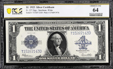 Lot of (2). Fr. 237. 1923 $1 Silver Certificates. PCGS Banknote Choice Uncirculated 64 & 64 PPQ. Consecutive.
PCGS Banknote comments "As-Made Paper W...