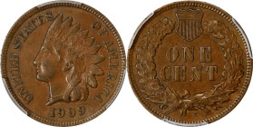 1909-S Indian Cent. AU-55 (PCGS).
PCGS# 2238. NGC ID: 2298.