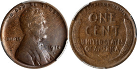 1914-D Lincoln Cent. Fine Details--Scratch (PCGS).
PCGS# 2471. NGC ID: 22BH.