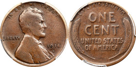 1914-D Lincoln Cent. Good-6 (PCGS).
PCGS# 2471. NGC ID: 22BH.