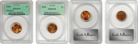 Lot of (2) Choice Mint State Early Date Lincoln Cents. (PCGS). OGH.
Included are: 1909 MS-64 RD; and 1918 MS-64 RB.