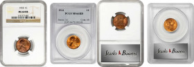 Lot of (2) Certified Mint State Lincoln Cents. Wheat Ears Reverse.
Included are: 1918 MS-64 RB (NGC); and 1934 MS-66 RD (PCGS).