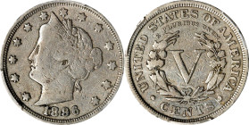 1886 Liberty Head Nickel. VG Details--Cleaned (PCGS).
PCGS# 3847. NGC ID: 22PK.