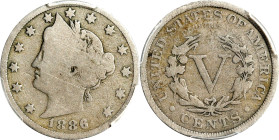 1886 Liberty Head Nickel. Good-6 (PCGS).
PCGS# 3847. NGC ID: 22PK.