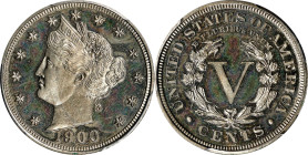 1900 Liberty Head Nickel. Proof-64 Cameo (PCGS).
PCGS# 83898. NGC ID: 278A.