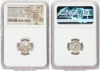 MACEDONIAN KINGDOM. Alexander III the Great (336-323 BC). AR drachm (16mm, 4.28 gm, 12h). NGC MS 5/5 - 5/5. Early posthumous issue, Sardes, ca. 320/19...