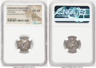 MACEDONIAN KINGDOM. Alexander III the Great (336-323 BC). AR drachm (17mm, 12h). NGC Choice VF, brushed. Posthumous issue of Colophon, 310-301 BC. Hea...