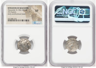MACEDONIAN KINGDOM. Alexander III the Great (336-323 BC). AR drachm (18mm, 11h). NGC VF. Posthumous issue of Colophon, ca. 322-317 BC. Head of Heracle...