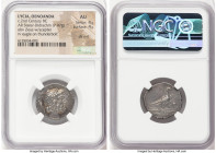 LYCIA. Oenoanda. Ca. 2nd century BC. AR stater-didrachm (22mm, 7.97 gm, 12h). NGC AU 4/5 - 4/5, die shift. Dated Year 3 (186/5 BC) Laureate head of Ze...