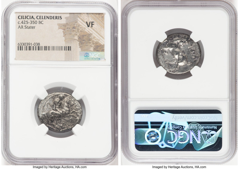 CILICIA. Celenderis. Ca. 425-350 BC. AR stater (23mm, 8h). NGC VF. Ca. 425-400 B...