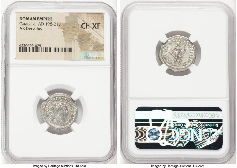 ANCIENT LOTS. Roman Imperial. Lot of five (5) AR denarii. NGC VF-Choice XF. Incl...