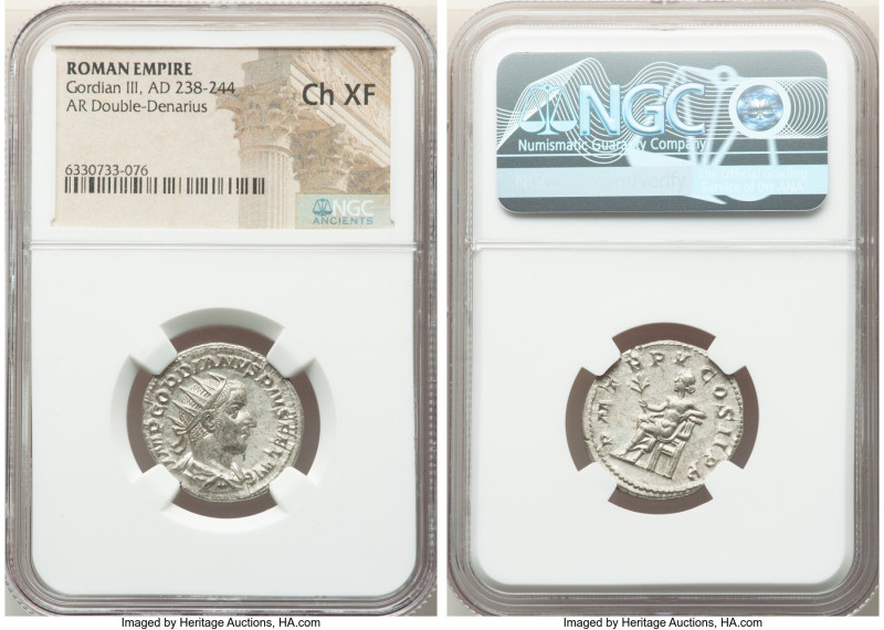 ANCIENT LOTS. Roman Imperial. Lot of five (5) AR antoniniani. NGC XF-Choice XF. ...