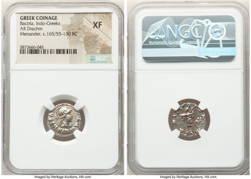 ANCIENT LOTS. Mixed. Lot of three (3) AR drachms. NGC VF-XF. Includes: Three AR ...