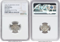 Bratislav II Denar ND (1061-1092) UNC Details (Brushed) NGC, Prague mint, Cach-353. 0.77gm. Sold with collector tag. From the Historical Scholar Colle...