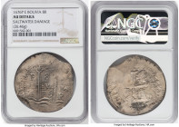 Charles II Cob 8 Reales 1676 P-E AU Details (Saltwater Damage) NGC, Potosi mint, KM26. 26.46gm. HID09801242017 © 2022 Heritage Auctions | All Rights R...