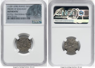 Priory of Souvigny 3-Piece Lot of Certified Deniers ND (1150-1200) Authentic NGC, PdA-2170. Weights range from 0.86-0.97gm. Ex. Montlebeau Hoard HID09...