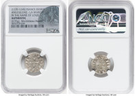 La Marche 3-Piece Lot of Certified Deniers ND (1170-1245) Authentic NGC, Angouleme mint, PdA-2663. Struck in the name of Louis. Weights range from 0.8...