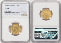 Napoleon gold 20 Francs 1808-A XF45 NGC, Paris mint, KM687.1, Gad-1024, Fr-499. HID09801242017 © 2022 Heritage Auctions | All Rights Reserved