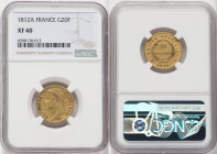 Napoleon gold 20 Francs 1812-A XF40 NGC, Paris mint, KM695.1, Fr-511. HID09801242017 © 2022 Heritage Auctions | All Rights Reserved