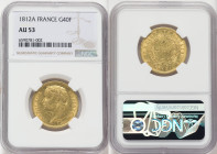 Napoleon gold 40 Francs 1812-A AU53 NGC, Paris mint, KM696.1, Fr-505. HID09801242017 © 2022 Heritage Auctions | All Rights Reserved