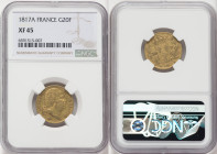 Louis XVIII gold 20 Francs 1817-A XF45 NGC, Paris mint, KM712.1, Fr-538. HID09801242017 © 2022 Heritage Auctions | All Rights Reserved