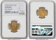 Louis XVIII gold 20 Francs 1820-W XF Details (Obverse Tooled) NGC, Lille mint, KM712.9, Fr-539. HID09801242017 © 2022 Heritage Auctions | All Rights R...