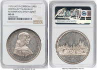 Weimar Republic silver "400th Anniversary of the Reformation in Nurnberg" Medal 1925-Dated MS64 NGC, Whiting-877. City view. HID09801242017 © 2022 Her...