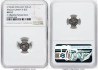 Early Anglo-Saxon. Secondary Phase Sceat ND (710-760) AU53 NGC, Series G, Type 3a, S-800. 1.08gm. From the Historical Scholar Collection HID0980124201...