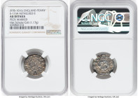 Kings of All England. Aethelred II (978-1016) Penny ND (c. 1009-1017) AU Details (Peck Marked) NGC, Thetford mint, Valgestr as moneyer, Last Small Cro...