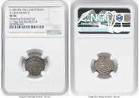 Henry II (1154-1189) Penny ND (1180-1189) VF35 NGC, Exeter mint, Roger as moneyer, Class 1b, S-1344. 1.10gm. Sold with dealer tag. From the Historical...