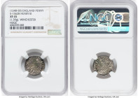 Henry III (1216-1272) Pair of Certified Pennies ND (1248-1250) XF45 NGC, 1) Winchester mint, Huge as moneyer, S-1362B. 1.39gm 2) Newcastle mint, Henri...