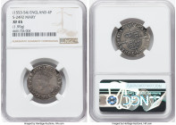 Mary Groat (4 Pence) ND (1553-1554) XF45 NGC, Tower mint, Pomegranate mm, S-2492. 1.99gm. HID09801242017 © 2022 Heritage Auctions | All Rights Reserve...