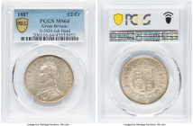 Victoria 1/2 Crown 1887 MS64 PCGS, KM764, S-3924. Jubilee Head. HID09801242017 © 2022 Heritage Auctions | All Rights Reserved
