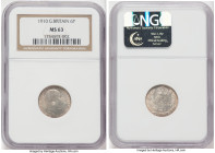 Edward VII 6 Pence 1910 MS63 NGC, KM799, S-3983. HID09801242017 © 2022 Heritage Auctions | All Rights Reserved