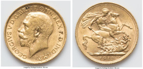 George V gold Sovereign 1912 AU, KM820, S-3996, 21.9mm. 7.98gm. HID09801242017 © 2022 Heritage Auctions | All Rights Reserved