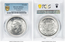 George VI Crown 1937 MS64 PCGS, KM857, S-4078. HID09801242017 © 2022 Heritage Auctions | All Rights Reserved