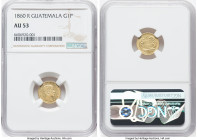 Republic gold Peso 1860-R AU53 NGC, KM179, Fr-36. Two year type. HID09801242017 © 2022 Heritage Auctions | All Rights Reserved
