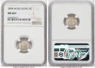 British Colony. Victoria 5 Cents 1898 MS66+ NGC, London mint, KM5. HID09801242017 © 2022 Heritage Auctions | All Rights Reserved