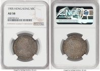 British Colony. Edward VII 50 Cents 1905 AU58 NGC, London mint, KM15, Prid-15. HID09801242017 © 2022 Heritage Auctions | All Rights Reserved