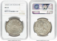 Republic 8 Reales 1840 Zs-OM MS63 NGC, Zacatecas mint, KM377.13, DP-Zs20. HID09801242017 © 2022 Heritage Auctions | All Rights Reserved
