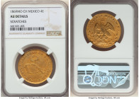 Republic gold 4 Escudos 1869 Mo-CH AU Details (Scratches) NGC, Mexico City mint, KM381.6. HID09801242017 © 2022 Heritage Auctions | All Rights Reserve...