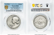 Confederation silver Matte Specimen "Swiss Shooting Society" Medal ND (c. 1921) SP66 PCGS, Richter-1970a. 35mm. Awarded to Her. Riedinger. HID09801242...